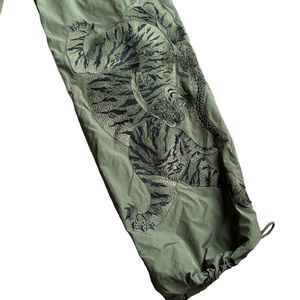 🐅 Maharishi Tiger Embroidered Cargo Jogger Pants 🐅